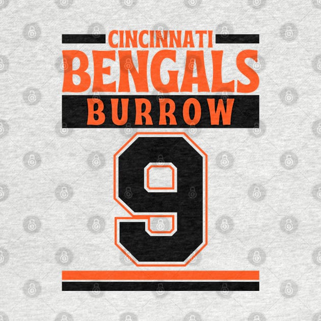 Cincinnati Bengals Joe Burrow 9 Edition 3 by Astronaut.co